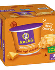 Annies Real Aged Cheddar Microwave Mac  Cheese with Organic Pasta 8 Ct 201 OZ Cups