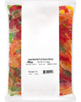 Albanese World's Best Large Assorted Fruit Gummi Worms, 5lbs of Candy