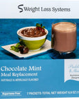 Weight Loss Systems Pudding and Shake Aspartame Free  Chocolate Mint 7Box  High Protein  Low Calorie  Low Fat  Low Carb