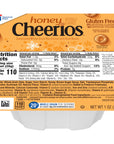 Honey Cheerios Single Serve Bowl Heart Healthy Breakfast Cereal Gluten Free Cereal with Whole Grain Oats 1 Oz Single Serve Bowls 96 Count