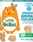 Little Bellies Organic Animal Crackers for 12+ Months, 4.58 Ounce Bag (Pack of 5)