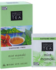 Hawaiian Natural Tea Organic Mamaki Mint Tea Blend  Caffeine Free Herbal Tea  AntioxidantRich Calming Wellness Tea for Bedtime Anxiety  Stress  Gift for Tea Lovers  20 Tea Bags