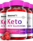 Ark Labs (5 Pack) Xtreme Fit Keto Gummies - Official Formula, Vegan - Xtreme Fit Keto ACV Gummies, Xtreme Fit Keto ACV Gummy S, Keto with Apple Cider Vinegar, Vitamin B12 (300 Gummies)