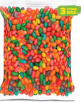 Jelly Beans Speckled Candy Assorted Fruit Flavors Bulk Pack 3 Pounds