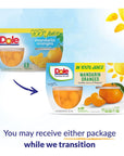 Dole Fruit Bowls Mandarin Oranges in 100 Juice Snacks 4oz 24 Total Cups Gluten  Dairy Free Bulk Lunch Snacks for Kids  Adults