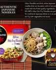 KAME Udon Japanese Thick Noodles  Authentic Japanese Staple  Versatile WheatBased Noodles for StirFries Salads Soups and More  Enjoy the Udon Taste Sensation Anytime