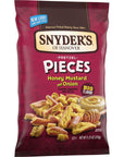 Snyders of Hanover Pretzel Pieces Honey Mustard and Onion 1125 Oz