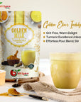 NY SPICE SHOP Golden Milk Superfood Powder  4 Oz Ounce Instant Latte Mix Superfood with Turmeric  Superfood Blend of Turmeric Cinnamon Ginger Black Pepper Nutmeg Green Cardamom