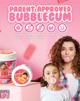 Bubblegum Kids SugarFree Gum  Classic Bubble Gum Flavor Sugar Free  Bubble Gum for Kids and Adults Craving Nostalgia  Vegan and Kosher Friendly Parent Approved Bubble Gum  Pack of 1