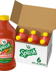 V8 Splash Strawberry Kiwi Flavored Juice Beverage 64 fl oz Bottle 6 Pack