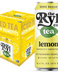 Ryl Iced Tea Lemon Antioxidant Superblend Zero Sugar Low Carb Zero Calorie Iced Tea 160 Fl Oz 4Pack