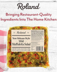 Roland Foods New Orleans Style Mild Muffuletta Salad Sourced in the USA 56Ounce Pouch