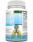 NutriONN Lung Cleanse - Powerful Lung Detox Program - 100% Vegetable Based - Great for Smokers - Supports Respiratory Health - Helps Reduce The Production of Mucus - Promotes Comfortable Breathing