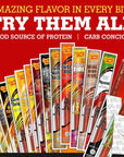 Country Meats Meat Sticks 0 Trans Fat USDA Certified Good Source of Protein Carb Conscious Snack 14 Meat Sticks Variety Pack