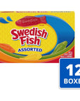 SWEDISH FISH Assorted Soft  Chewy Candy 12  35 oz Boxes