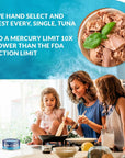 Safe Catch Canned Wild Tuna Fish Wild Caught Lowest Mercury GlutenFree Kosher NonGMO Whole30 Approved Paleo Keto Food 5oz Can 12Pack