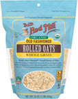 Bobs Red Mill Organic Old Fashioned Rolled Oats 16ounce Pack of 1