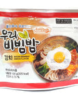 Minecook Kimchi Bibimbap Meals Ready to Eat 1 Pack of Bibimbap Korean Mixed Rice Bowl100g 353oz 335 Kcal Kimchi