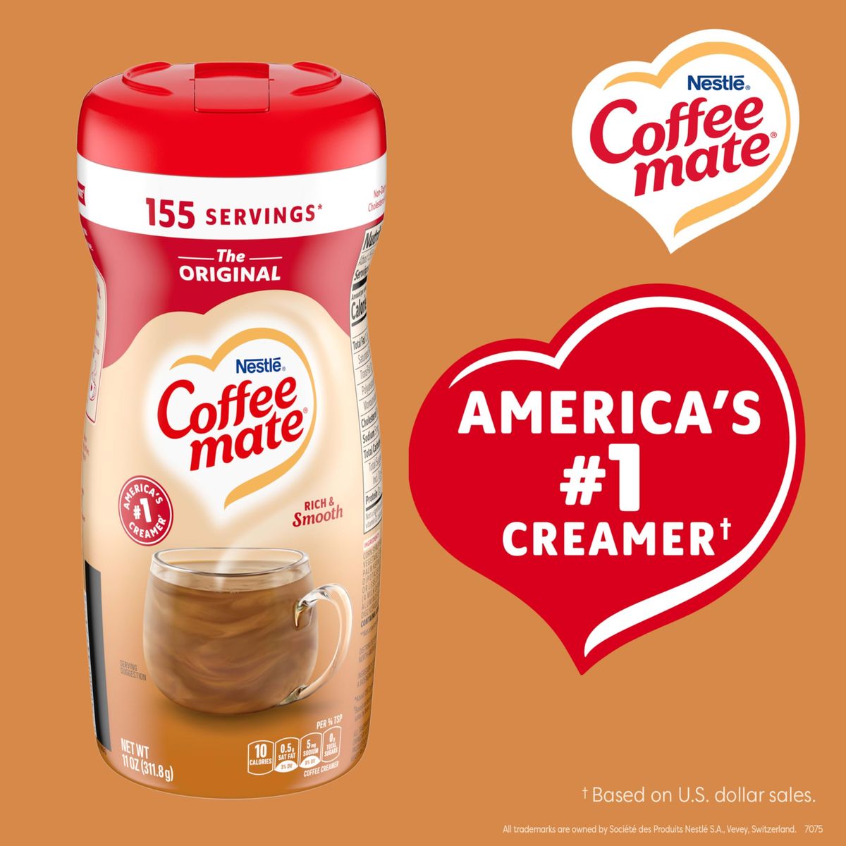 Nestle Coffee mate Coffee Creamer Original Powder Creamer 11 Ounces Pack of 12