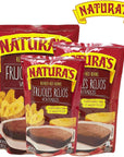 Naturas Refried Red Kidney Beans Frijoles Rojos Volteados  100 Plant Based  Ready To Serve Made With Ground Beans of BeansNo PreservativeNo Artificial Colors100 Natural 400g14 oz 3 pack