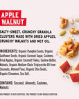 Purely Elizabeth, Apple Walnut, Keto Granola with MCT Oil, Grain-Free (3 Ct, 8oz Bags)