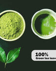 Matcha Green Tea Powder-4oz(113g) Tin, 100% Natural & Pure, Ceremonial Grade, No Additives or Fillers, NO GMO