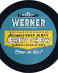 Werner Beef Jerky Chew Pack of 6  Shredded Beef Jerky Tins  Made in the USA