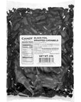 Candy Envy  Black Wrappers Individually Wrapped  Toffee Milk Caramels  2 Pound Bag  Approx 190 Pieces