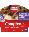 HORMEL COMPLEATS Tender Beef With Mashed Potatoes  Gravy Microwave Tray 9 oz 6 Pack