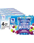 Capri Sun Roarin Waters Grape ReadytoDrink Juice 40 Pouches 4 Boxes of 10