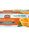 Del Monte Mandarin Oranges No Sugar Add 4 Ounce Pack of 12