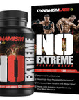 Dynamism Labs NO Extreme Pre-Workout | Nitric Oxide Performance Supplement with AKG, OKG, Vitamin B6, Vitamin B12, Green Tea Extract | Build Muscle & Increase Stamina | Made in USA (120 Capsules)