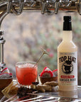 Top Hat Keto Sugar Free Ginger Beer Syrup  Moscow Mule Mix  Naturally Sweetened with Monk Fruit  Craft Soda Mixer Ginger Syrup for Cocktail Drinks  Just Add Seltzer Water  32oz Bottle