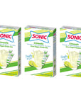 Sonic Limeade Singles to Go Drink Mix Includes 3 Boxes with 3 Packets in Each Box 18 Total Packets