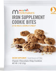 Munchkin Milkmakers Prenatal Iron Supplement Cookie Bites Chocolate Chip 6 Pack