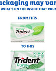 Trident Purely Spearmint Sugar Free Gum 12 Packs of 14 Pieces 168 Total Pieces