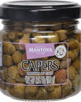 Mantova Capers in a Mild Vinegar Brine 35 oz Pack of 3 Product of Italy AllNatural Caper Bush Buds Capparis Spinosa NonGMO GlutenFree CholesterolFree VeganFriendly PaleoFriendly