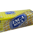 Inca Kola Golden Carbonated Beverage Soda  la kola dorada  12 oz cans  12pk