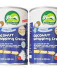 Natures Charm Premium Coconut Whipping Cream 2 Pack Total of 27floz