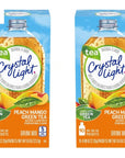 Crystal Light Mango Peach Green Tea Iced Tea Powdered Drink Mix  Pack of 2 20 Packets in total GrisaBox