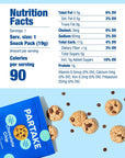 Gluten Free Chocolate Chip Mini Cookie Snack Packs by Partake | Vegan, Dairy Free, Peanut Free, Egg Free, Wheat Free, Treenut Free, Soy Free, Sesame Free | Allergy Friendly Cookies | Safe School Snack for Kids - 20 Packs