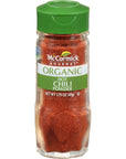 McCormick Gourmet Organic Hot Chili Powder, 1.75 oz