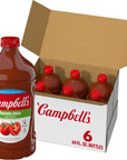 Campbells Low Sodium 100 Tomato Juice 64 fl oz Bottle 6 Pack