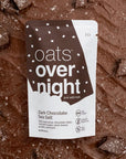 Oats Overnight  Dark Chocolate Sea Salt  Vegan 10g Protein High Fiber Breakfast Shake  Gluten Free Non GMO Oatmeal 22 oz per meal 8 Pack