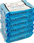 Unsalted Sardines in Spring Water Pack of 6 375 oz Tin  Trader Joes