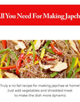 Wang Japchae Sauce Savory and Slightly Sweet Easy and Convenient Sauce for Vermicelli and Glass Noodles 1693 Ounce