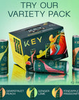 KEY Ketone Energy Drink  Sugar Free All Natural Long Lasting Energy Optimal Green Tea Caffeine  LTheanine for Mental Focus to Perform Grapefruit Peach Pack of 12