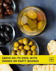 Moresh Cornichon Pickles Olives and Onions AllNatural Ingredients 100 Moroccan Kosher NonGMO 12 oz  1 Pack