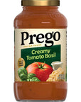 Prego Creamy Tomato Basil Pasta Sauce 235 OZ Jar