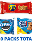 Nabisco Cookies  Cracker Variety Pack OREO RITZ  CHIPS AHOY 30 Snack Packs